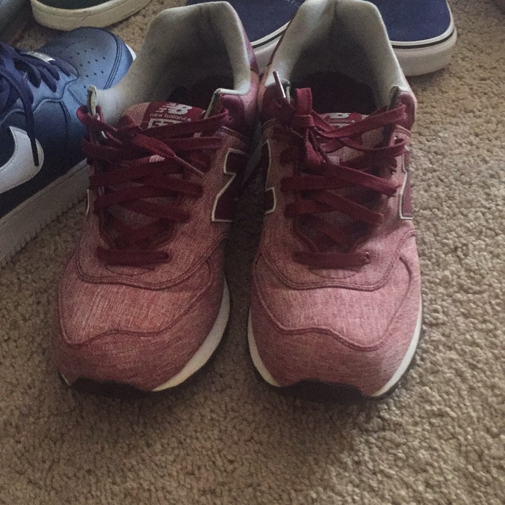 Shoes all red